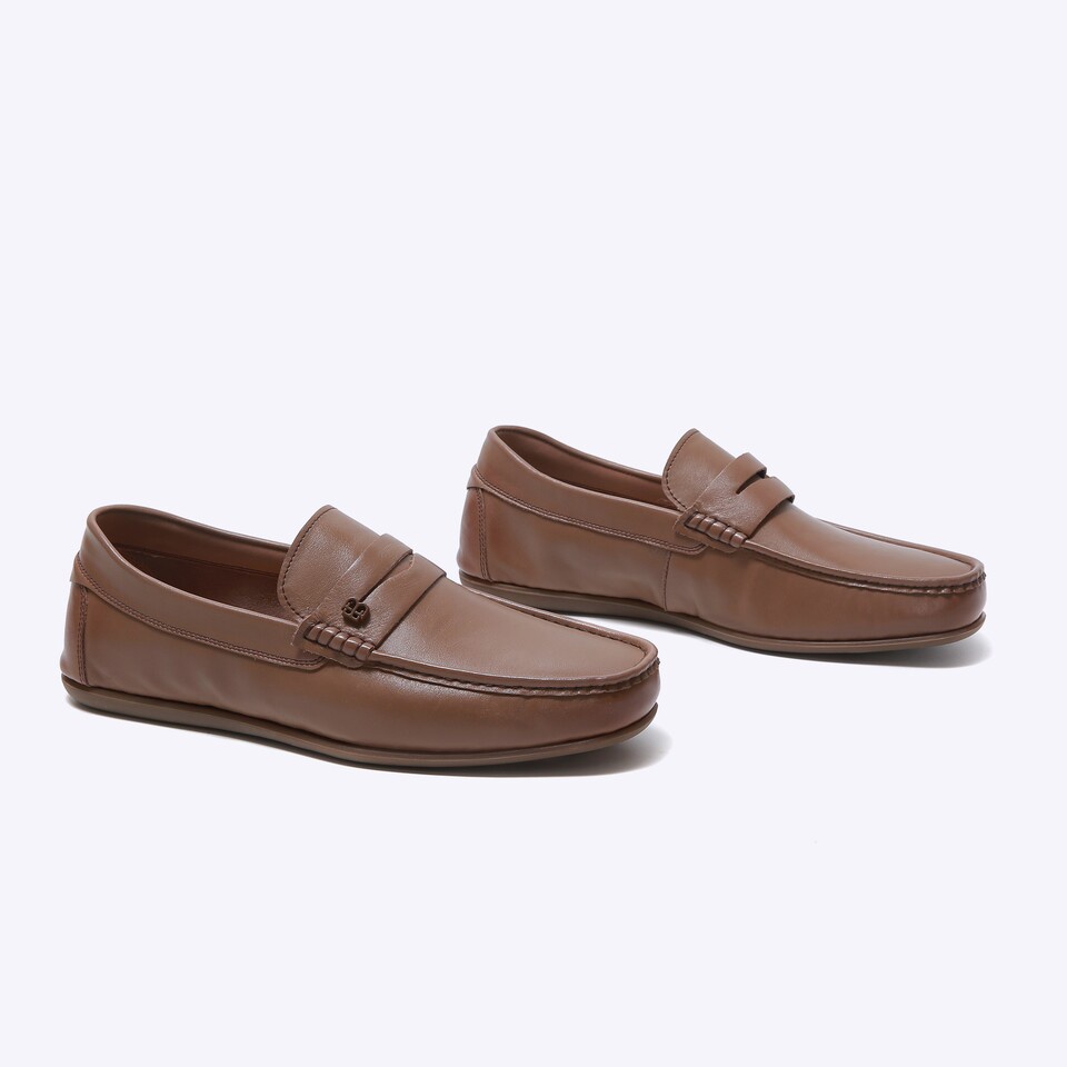 EM05 SEPATU KULIT EVERBEST PRIA CASUAL SEMI FORMAL BRANDED ORIGINAL COKLAT BROWN