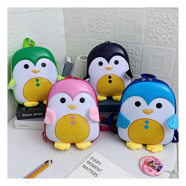 [Juallarus.id]Tas Ransel Anak Motif Penguin Yang Lucu Dan Unik / Cute Kids Penguin Pack / Anti Air