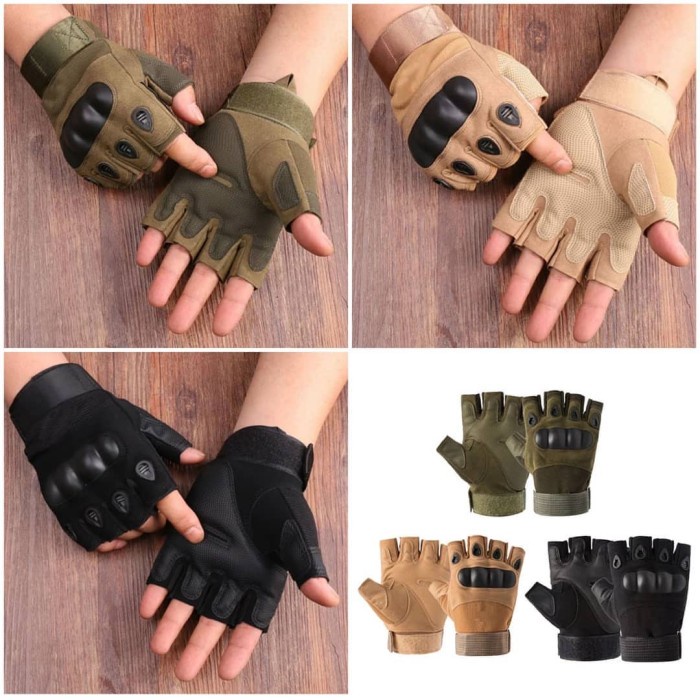 Sarung tangan pendek Tactical glove oakley flexion half finger