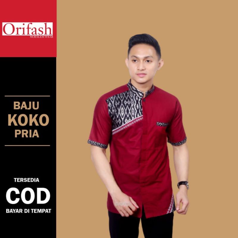 BAJU KOKO DEWASA PREMIUM TERBARU AZZAHIR SYUBBANUL MUSLIMIN LENGAN PENDEK BAJU KOKO