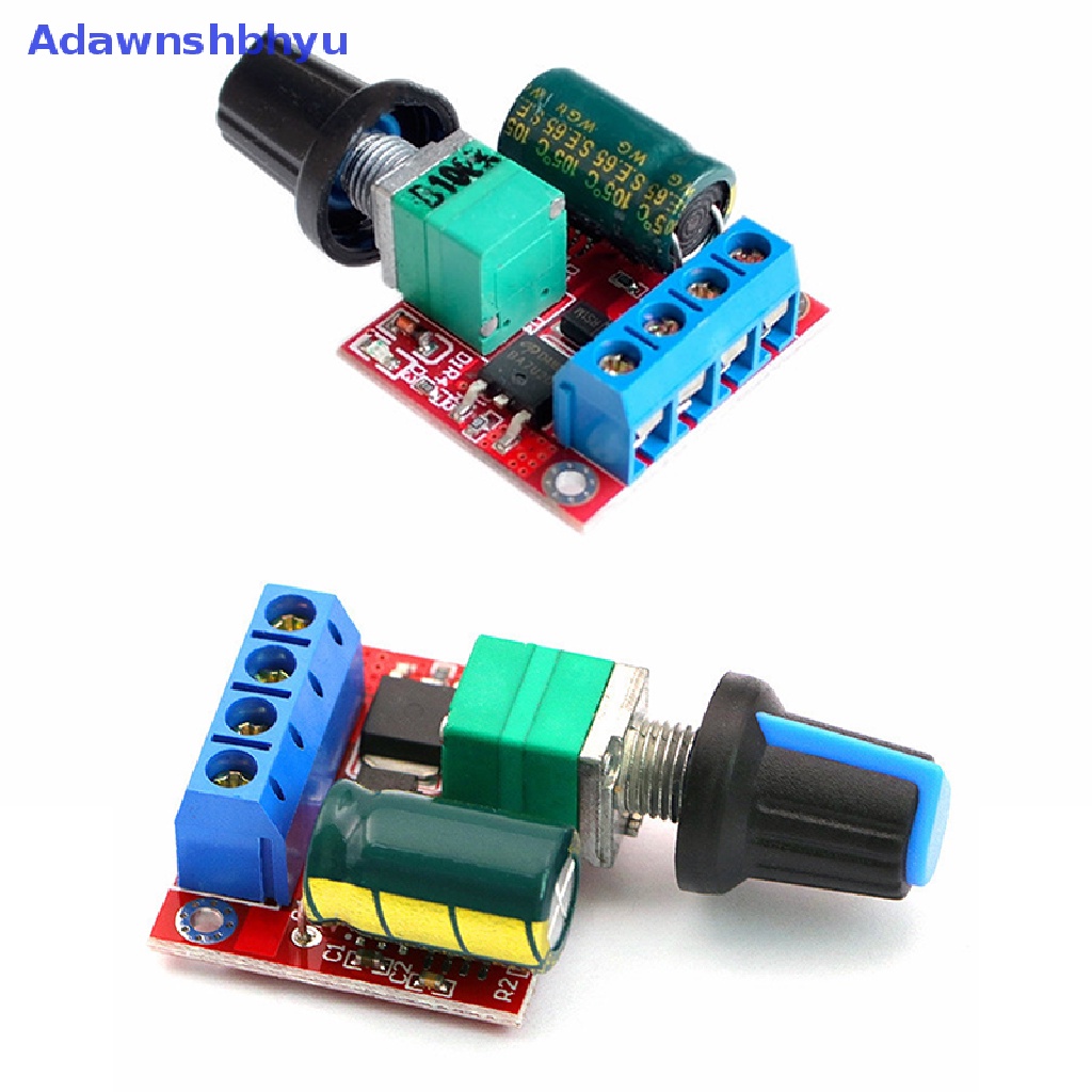 Adhyu Mini DC-DC 4.5V-35V 90W PWM DC Modul Pengatur Kecepatan Motor Adjust Board Switch ID
