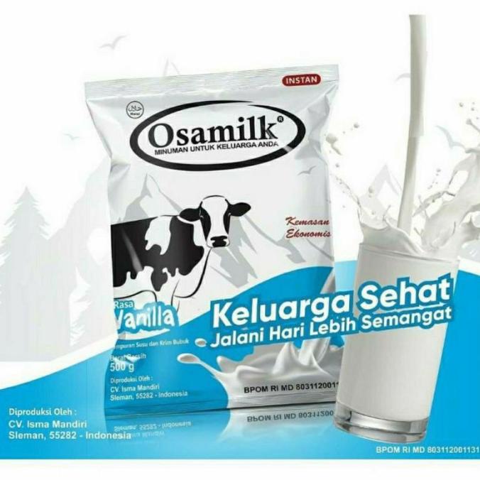 

[BISA COD] Susu Sapi OSAMILK 100% Vanila BPOM / Penggemuk Badan utk Anak & Dewasa