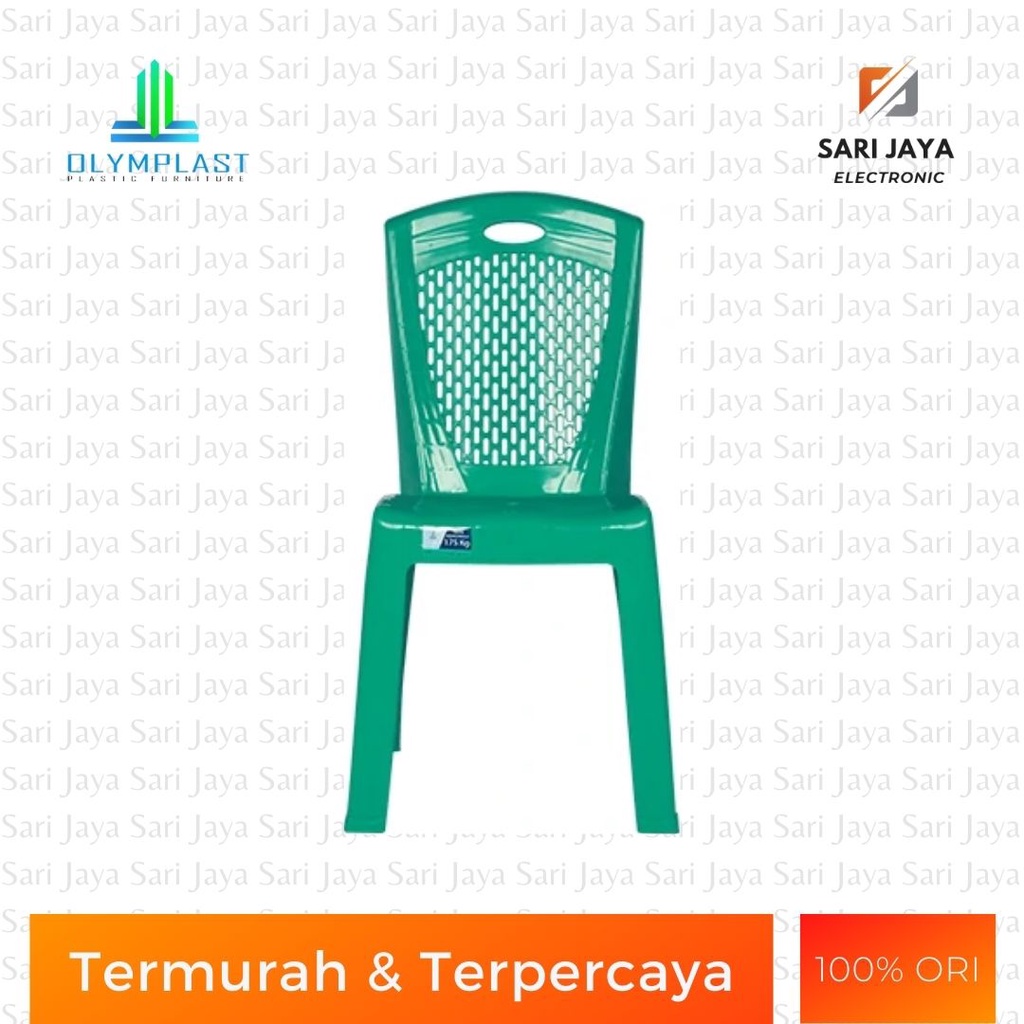 Kursi Plastik Olymplast Motif Sandaran Net (OL 203N)