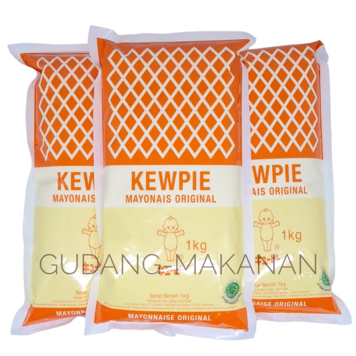 

Kewpie Original Mayonnaise 1 kg, Best Mayo Japan, Kualitas Terbaik - Pack Standard