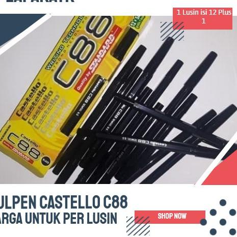 

[KODE QMMT7] Pulpen Standard C 88 / Pen Standart Castello C88 (ISI 13)