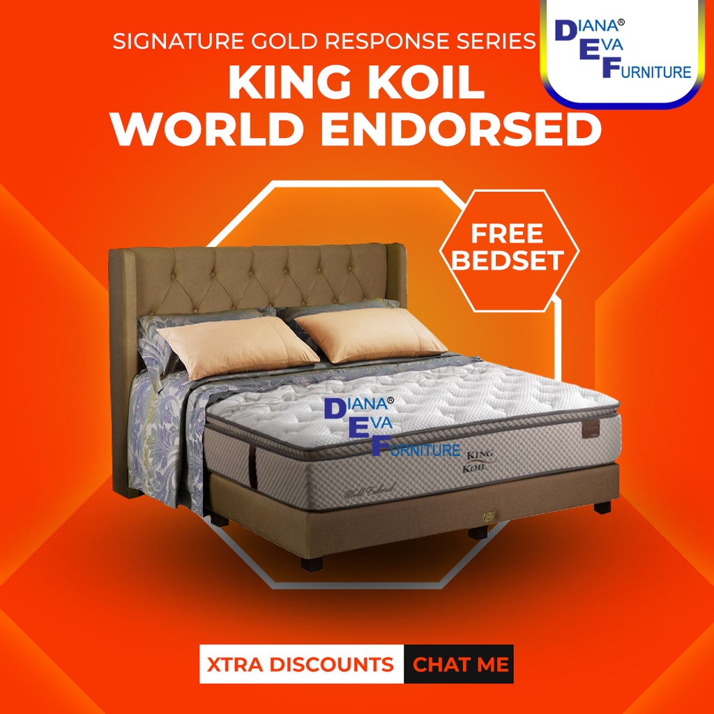 Jual King Koil World Endorsed Full Set Ohio Kasur Springbed Shopee