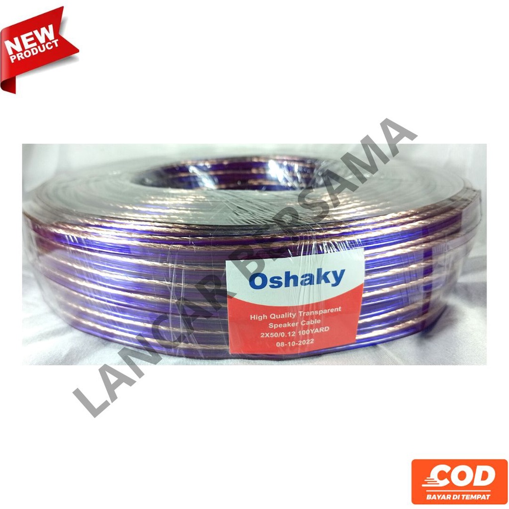 KABEL MONSTER 2X30,2X50,2X80 30M FULL,100YARD=90METER MERK OSHAKY/KABEL MURAH