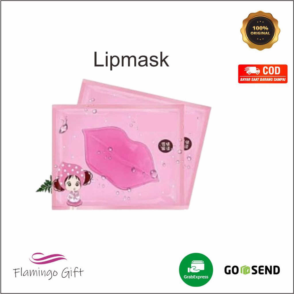 Masker Bibir Collagen Pelembab Mulut Kering Pecah Lip Mask Moisturizing