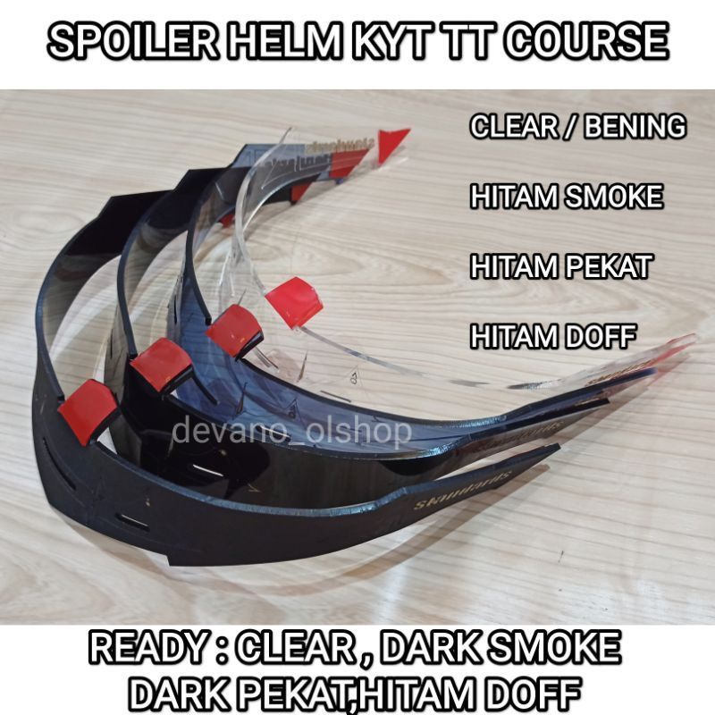 spoiler TT course termurah ttcourse helm kyt ttc