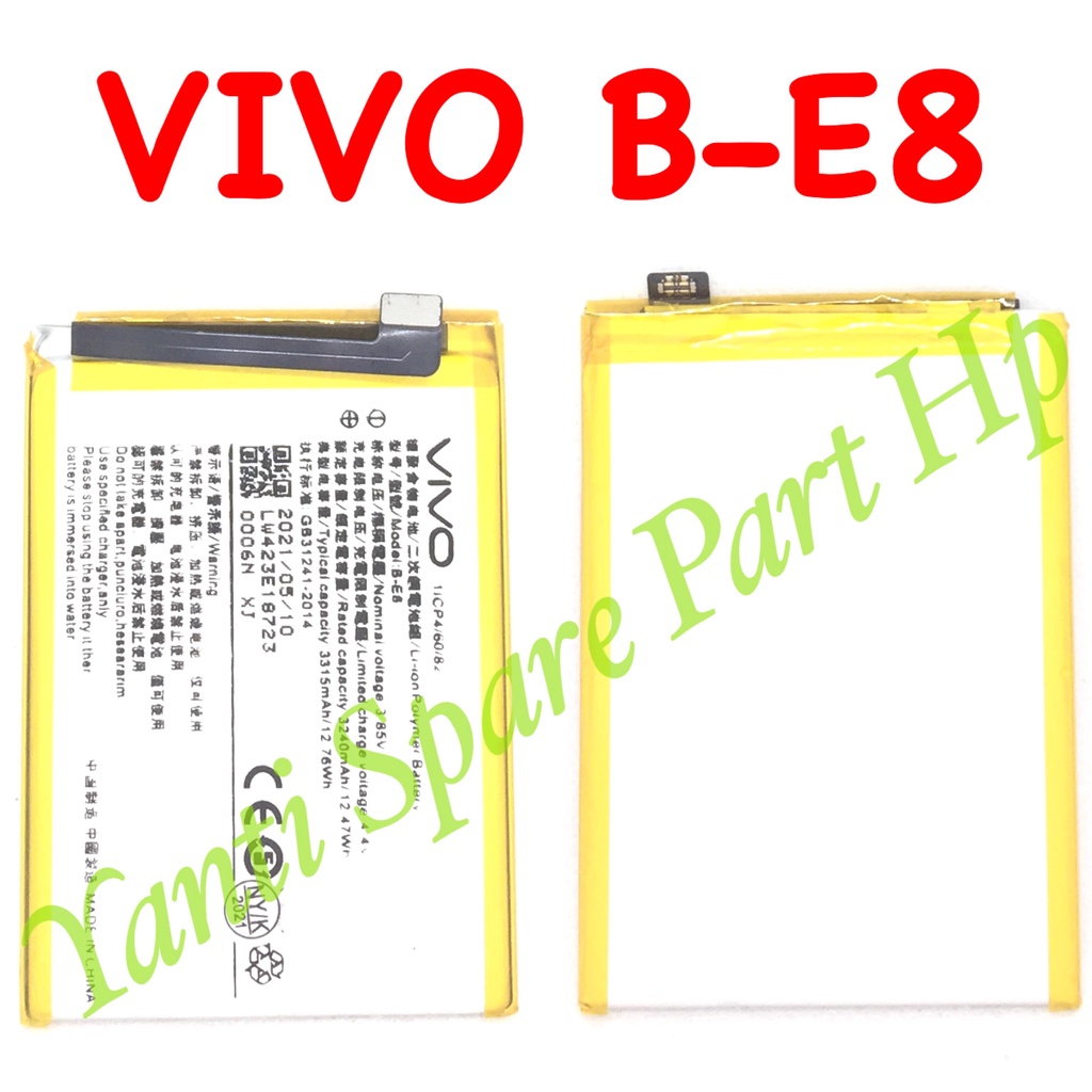 Baterai Vivo V11 B-E8 BE8 Original New