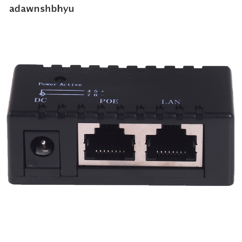 Adawnshbhyu Passive POE injector Untuk IP Camera VoIP Phone Netwrok AP device 12V - 48V ID