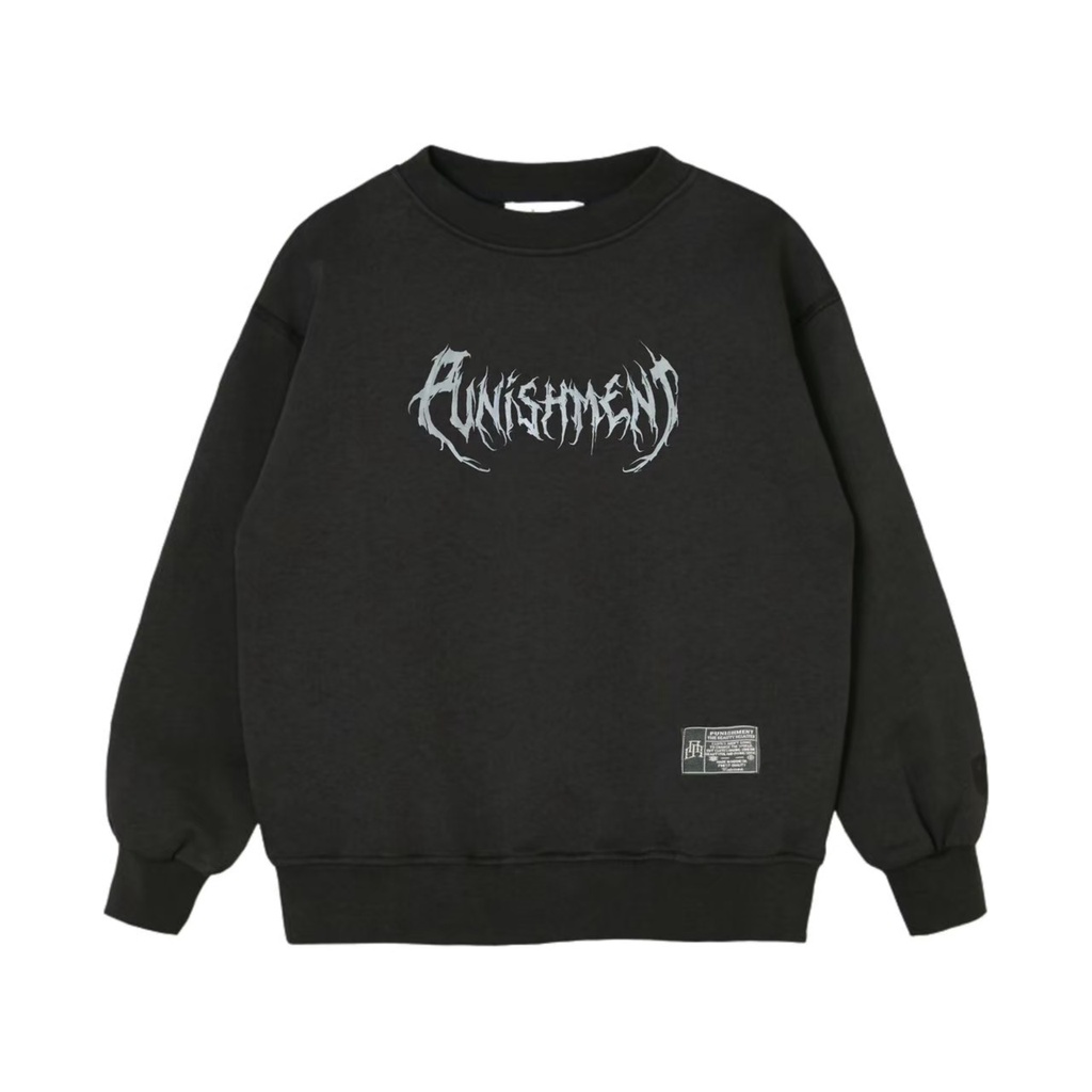 CREWNECK PUNISHMENT SPESIAL ART GREEN DARK