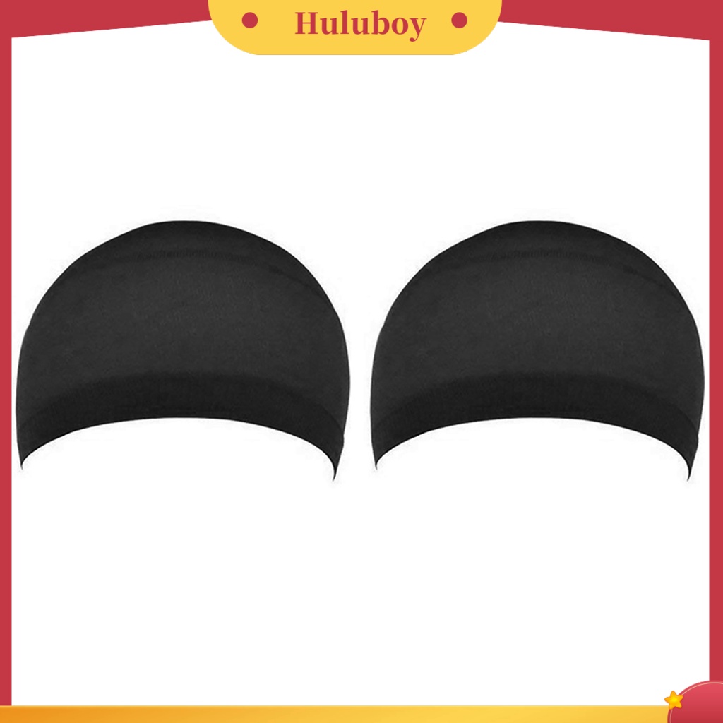 2 Pcs Topi Jaring Rambut Elastis Bahan Mesh Breathable