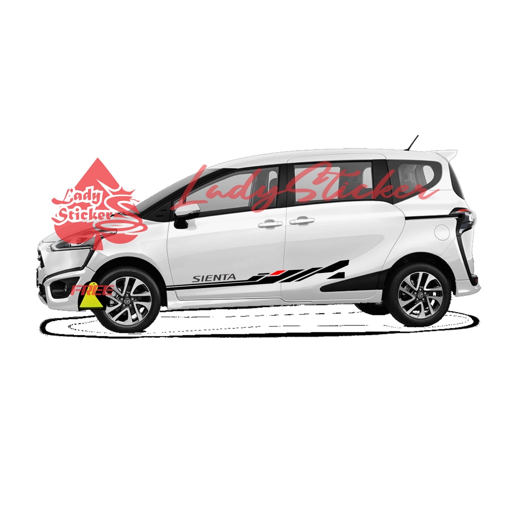 terbaru sticker mobil sienta cutting sticker mobil toyota sienta terbaru