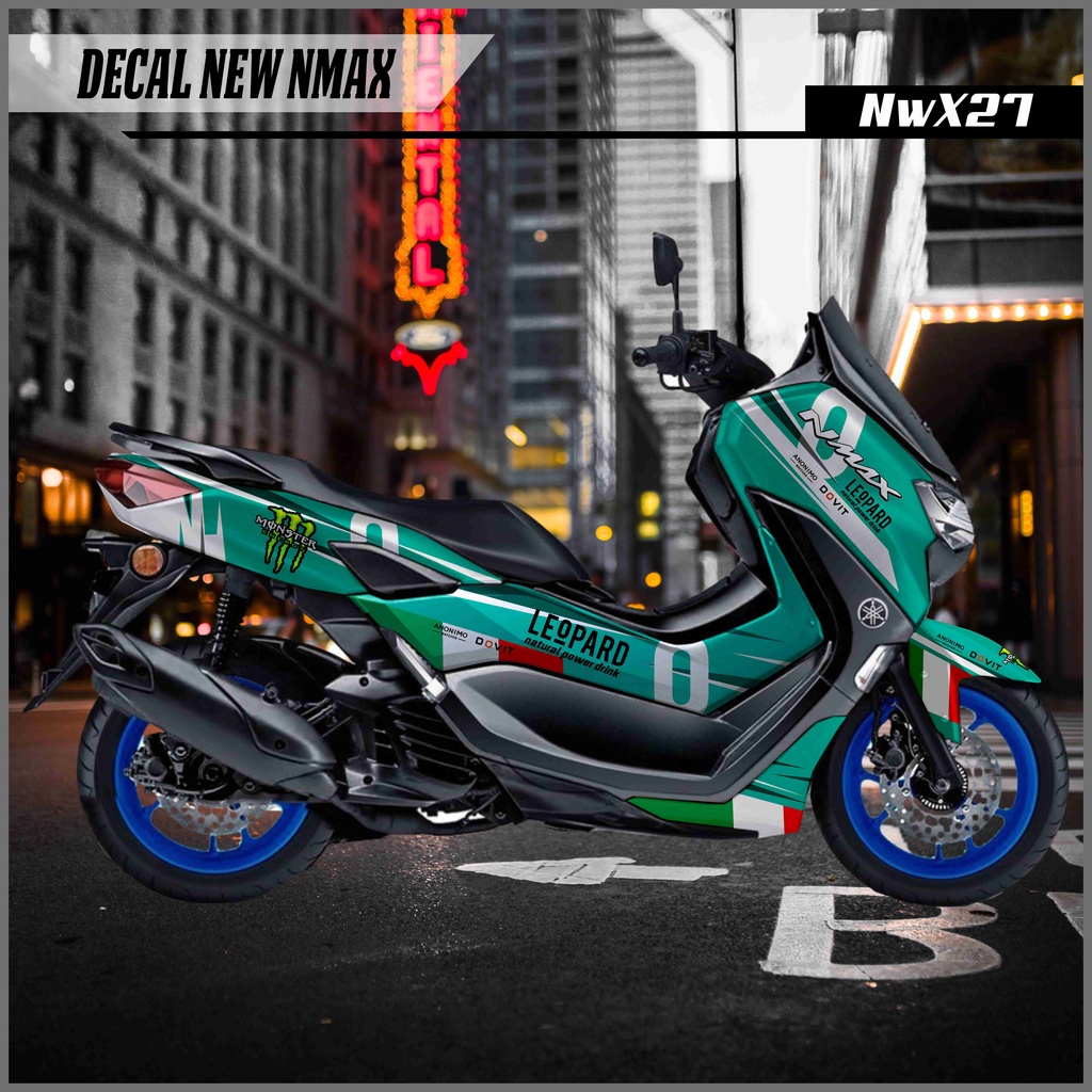 Decal sticker Yamaha new NMAX 2022 Leopard