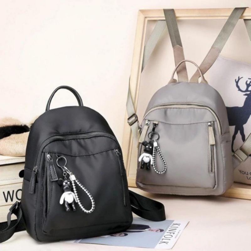 Tas Ransel Wanita TIARA Backpack Fashion Korea Ransel Sekolah Dan Kuliah