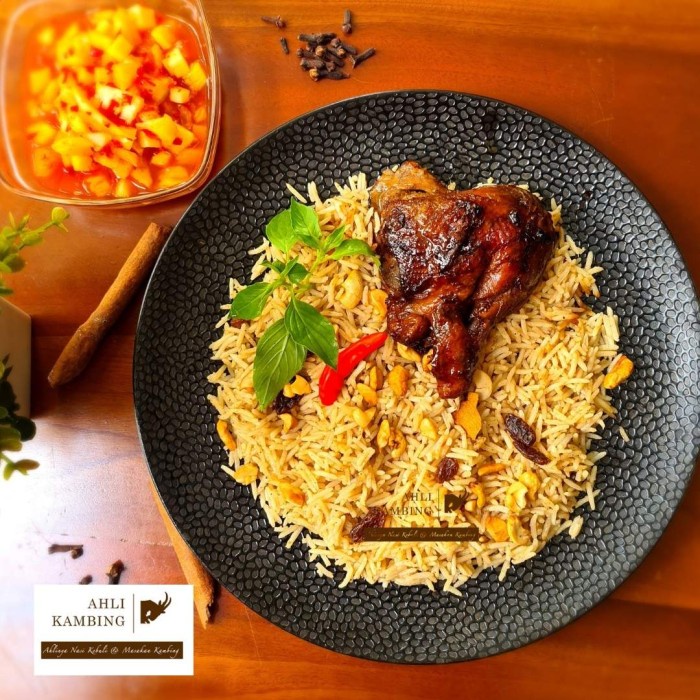 

Paket Nikmat Ber 2 : Nasi Gule Kambing + Kebuli Ayam Txs0X-95
