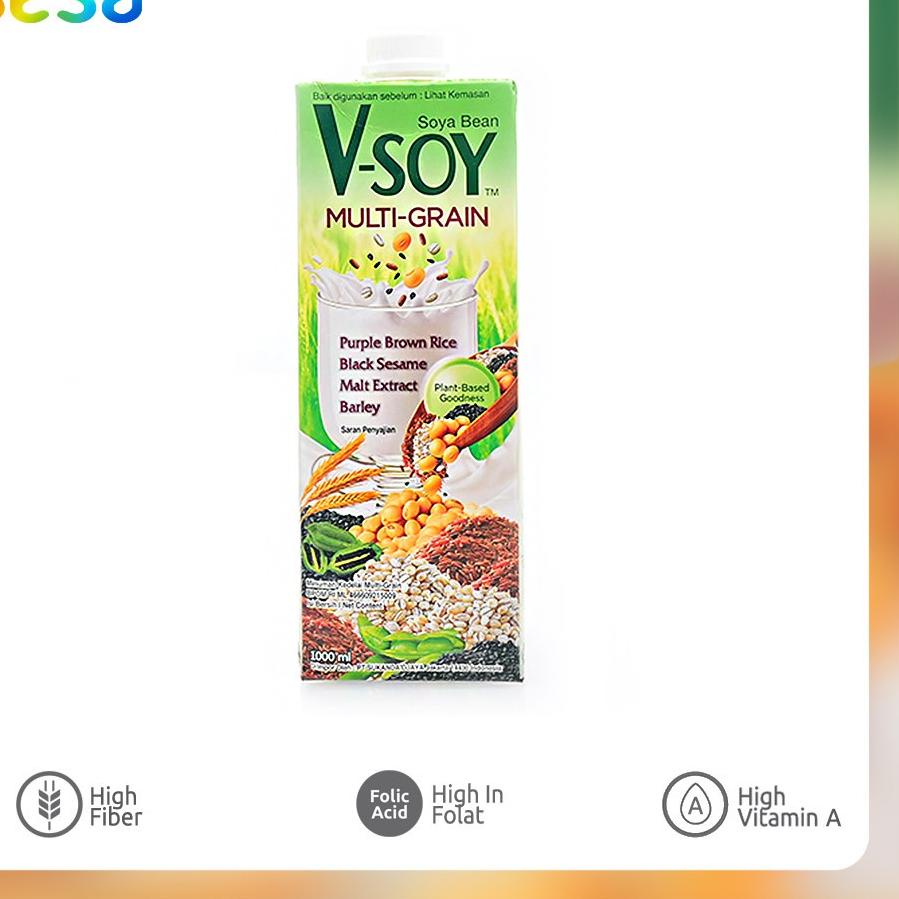 

HOT V-Soy Soya Bean Milk Multi Grain 1 Liter