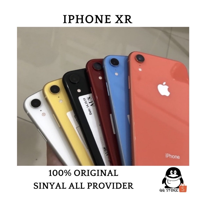 iPhone XR 256GB/128GB/64GB BEKAS ORIGINAL 100% | MULUS NORMAL FULLSET