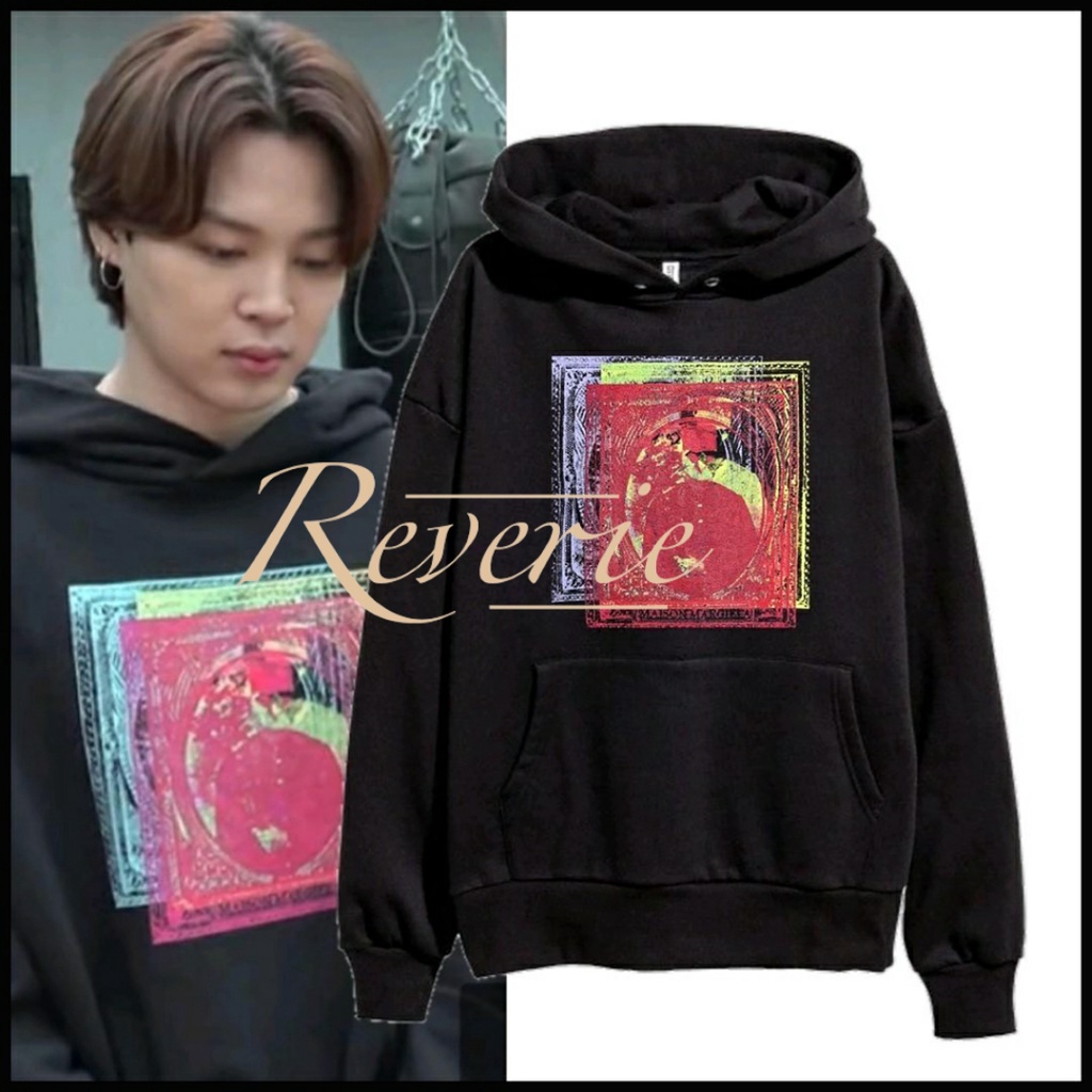 HOODIE JIMIN MAISON GRAPHIC RASTER BANGTAN STYLE BTS KPOP OUTFIT