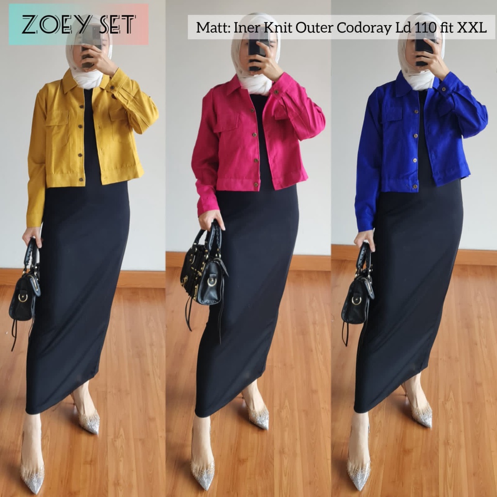 JAKET CODORAY ZOEY/OUTER CODORAY/ATASAN CODORAY WARNA WARNI