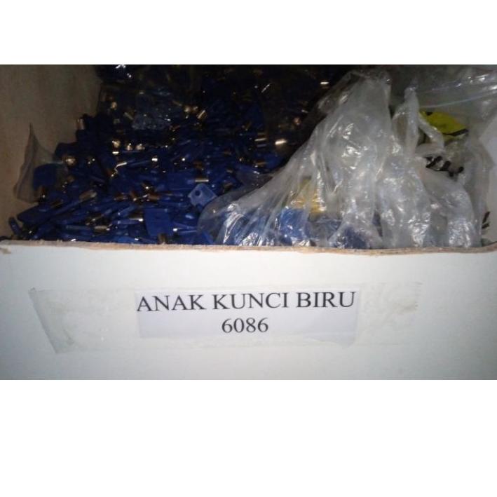 WWA151 Anak Kunci 6086 Biru / Kunci Pintu Mesin Capit Boneka |