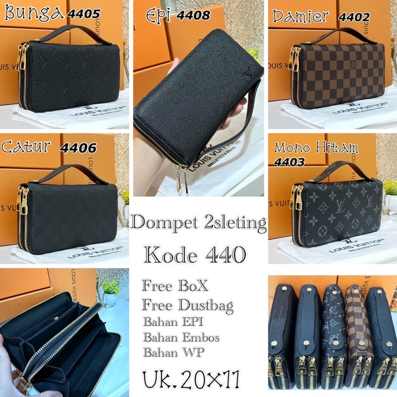 Dompet 2 Resleting Kode 440 Freebox