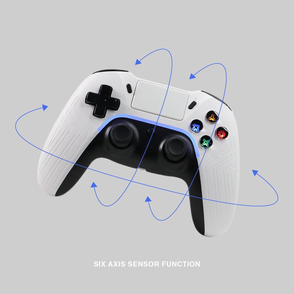 Bluetooth Gamepad Controller Android/PS/PC Rexus GLADIUS GX300 GX-300 Hall Effect Multiplatform Bluetooth Gamepad