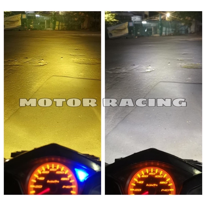 Bohlam Led Motor H6 Led AntiGlare 12 Led AC DC Lampu Utama 12 Titik Universal Semua Motor