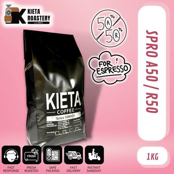 

[BISA COD] Biji Kopi 1kg Espresso Blend 50 arabika / 50 robusta