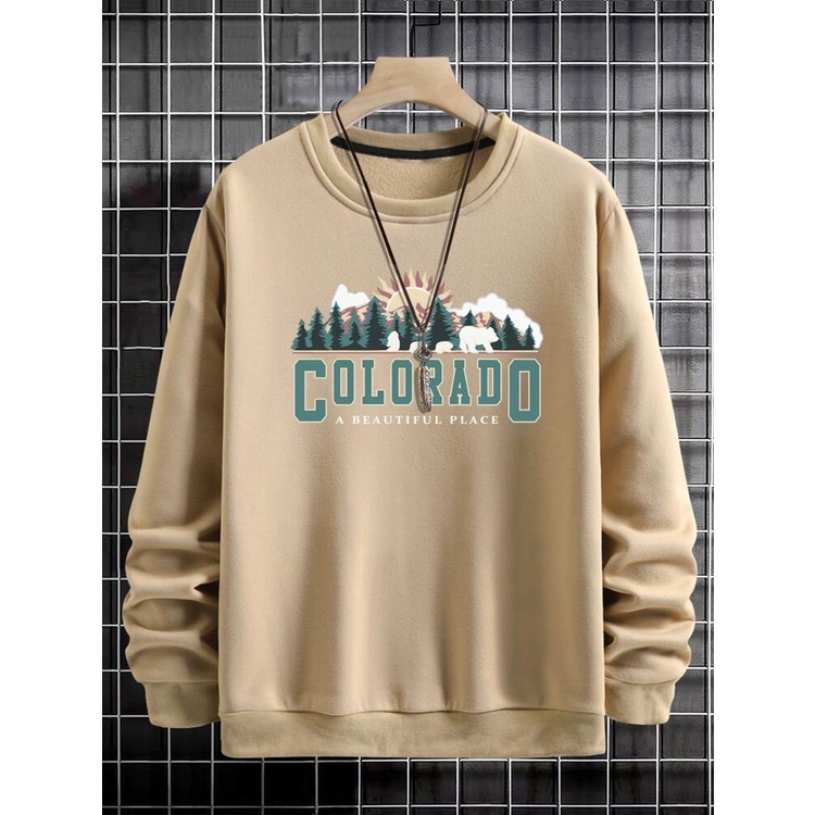 COLORADO Sweatshirt Basic II Sweater Crewneck Print DTF II Sz M - XL Anak &amp; Dewasa ( Pria &amp; Wanita )