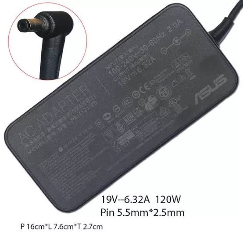 Adapter Charger Laptop Asus ROG PA-1121-28 A15-120P1A ADP-120RH B 19V 6.32A 120W