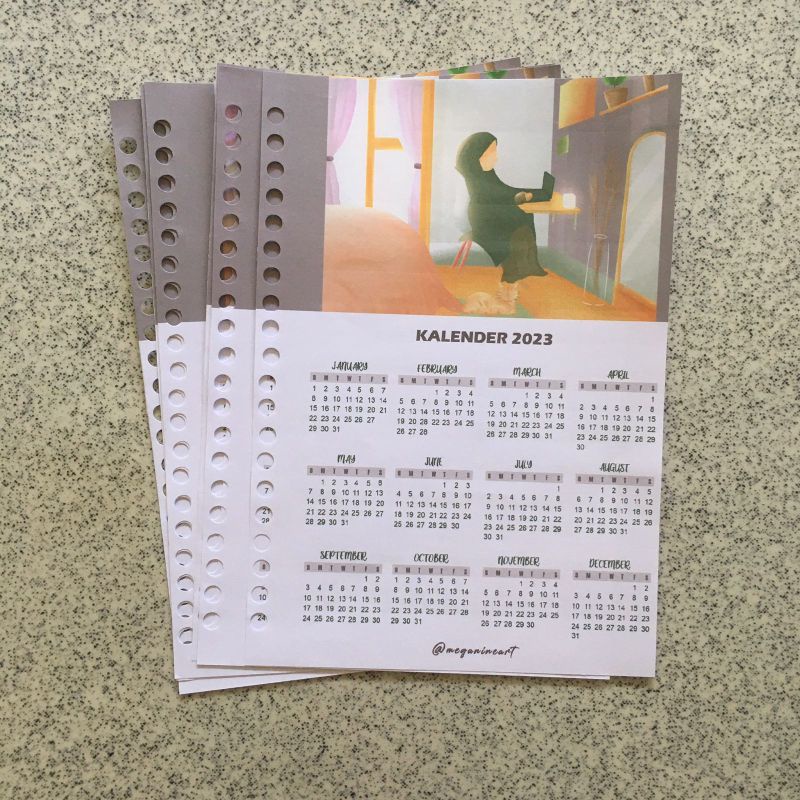 

Loose leaf/isi binder kalender 2023