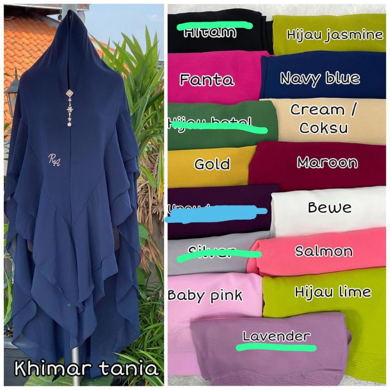 Khimar Tania by Rizqy Ananda Rizqy Ananda Hijab