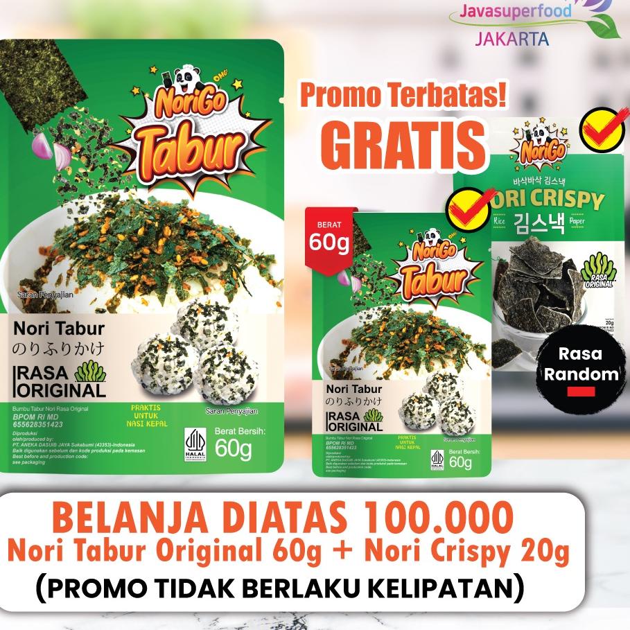

[PRODUK NIZLP] Nori Tabur Rumput Laut Panggang 60g 0WK