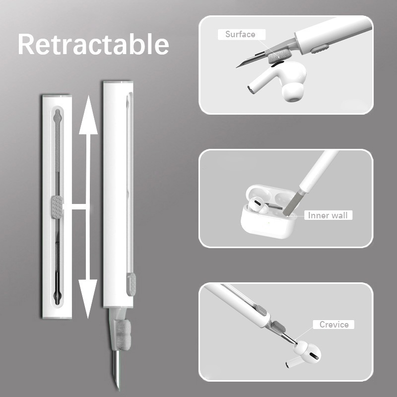 Sikat Pembersih Keyboard 5in1 Multi Fungsi Sikat Keyboard Mekanik Brush Headset Cleaning Pen