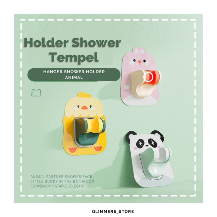 Gantungan Shower/Dudukan Shower Tempel Waterproof