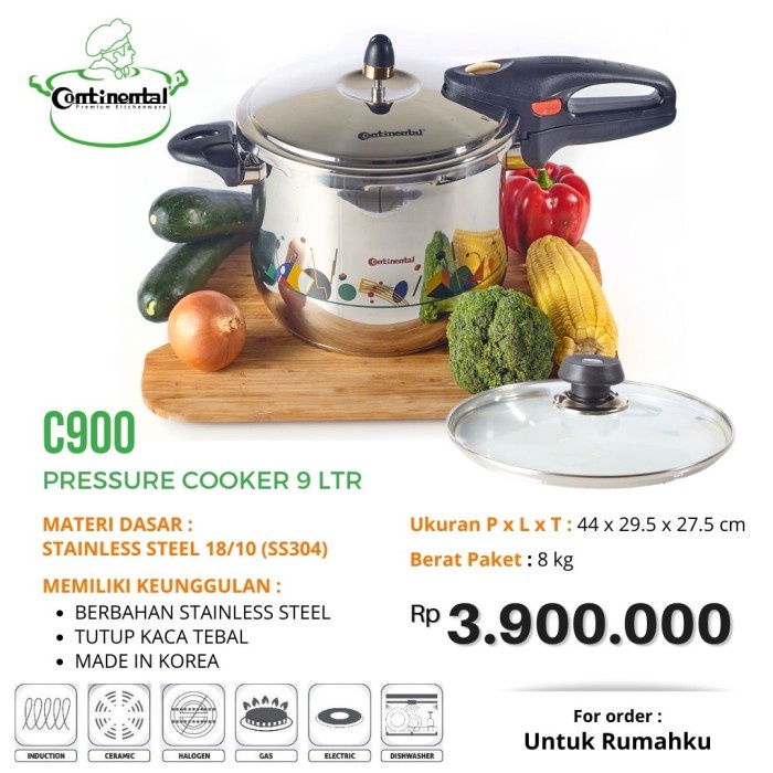 Presto Panci Presto 9Ltr Continental C900