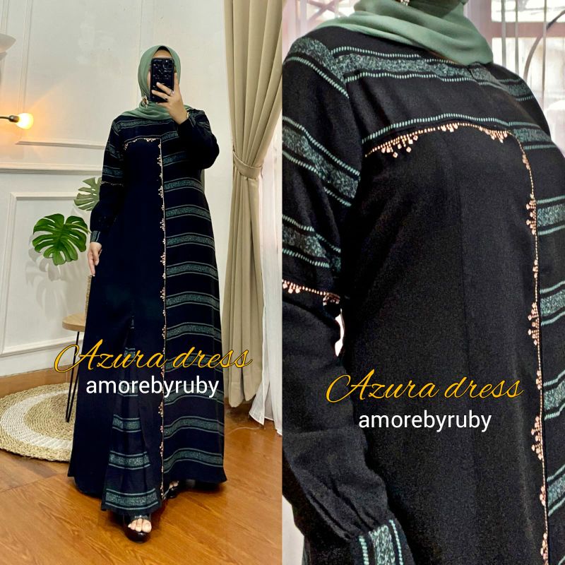 GAMIS MEWAH/GAMIS AZURA AMORE BY RUBY ORIGINAL