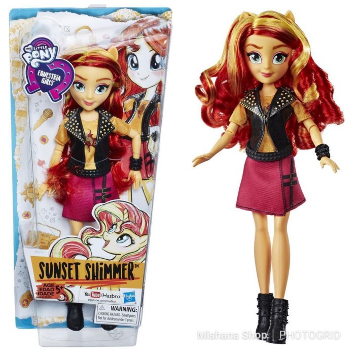 Boneka Equestria Girls Sunset Shimmer 30Cm My Little Pony #Original