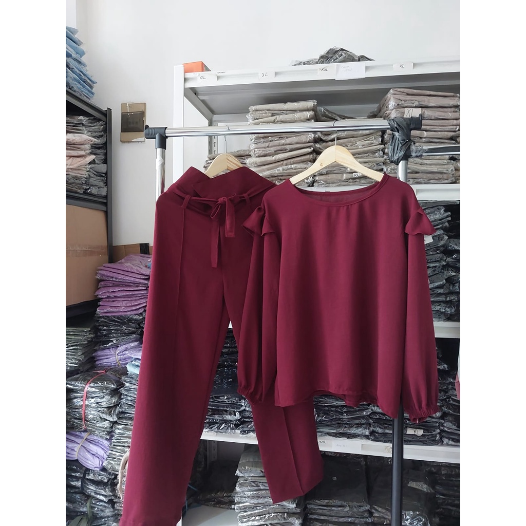 ONE SET KAYLA KULOT CRINKLE