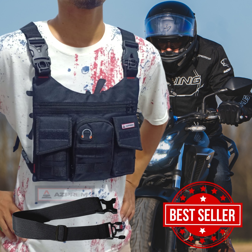 Vest Bag Chestbag Motorcycle Tas Dada Model Kekinian