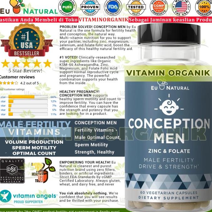 Eunatural / Eu Natural Conception Men Obat Penyubur & Penambah Sperma