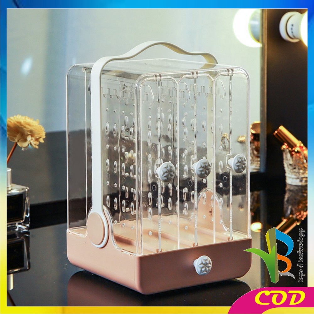 RB-K17 Rak Perhiasan Anti Debu Rak Anting Aksesoris Wanita Acrylic Tempat Penyimpanan Jewelry Box