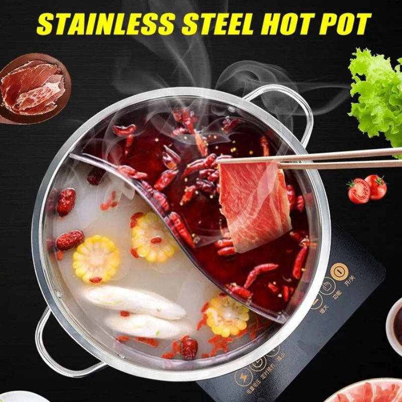 Panci 2 Sekat/ Panci Shabu Suki