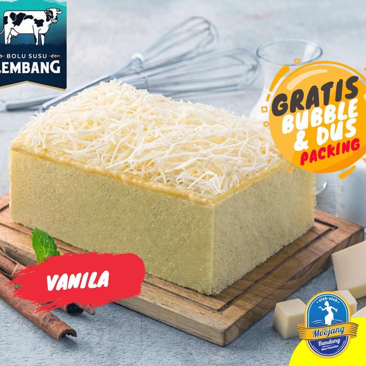 

✨MEGA ⚡ALE✨ Bolu Susu Lembang Rasa Vanila BSL Topping Susu Lembang Dan Keju Premium Asli Bandung best seller