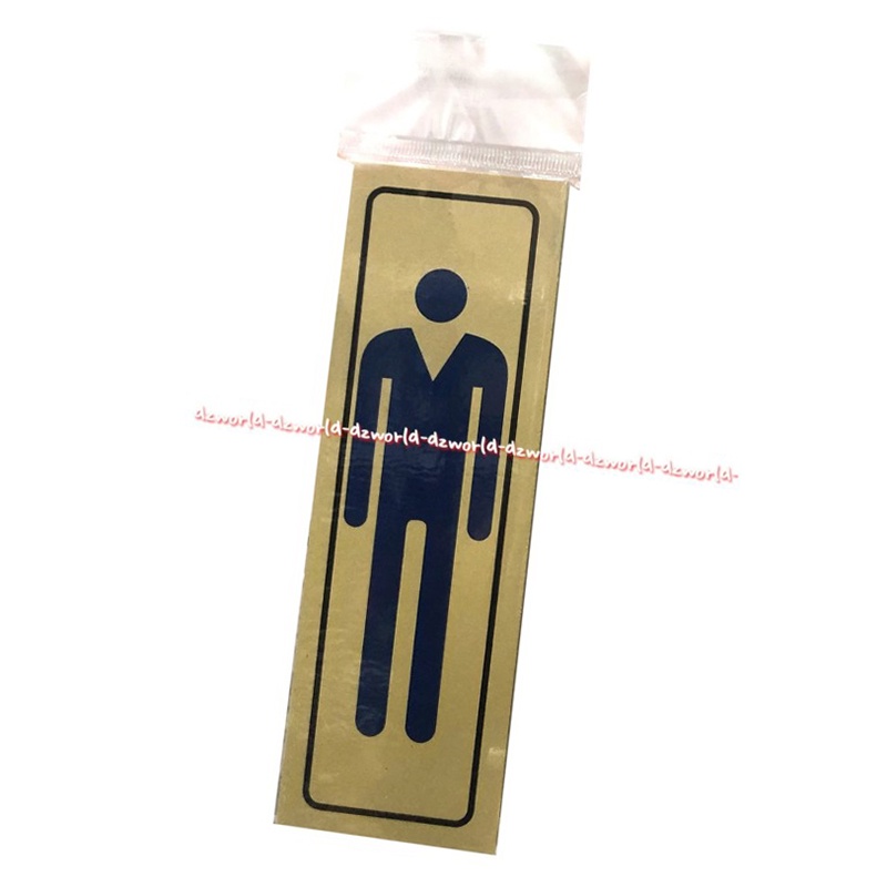 Sign Board Sticker Logo Toilet Pria Wanita Stiker Tempel Untuk Pemberitahuan Tanda Masuk Area Toilet Wc Laki Laki Wanita Cowok Cewek