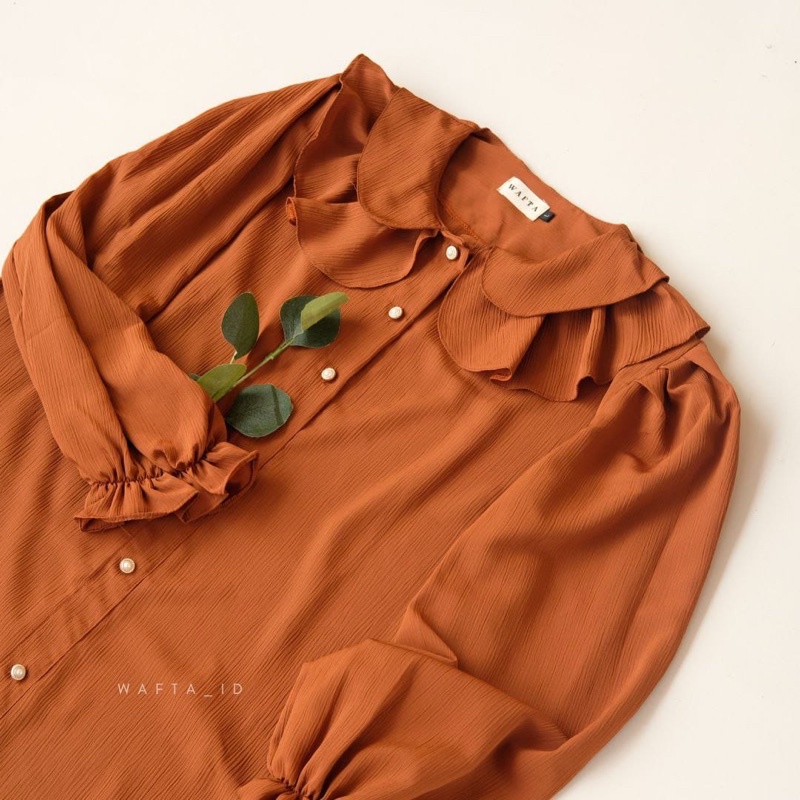 WAFTA-SHANUM ABAYA WARNA BRICK