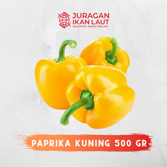 

Paprika Kuning Segar Berkualitas - 500 Gram