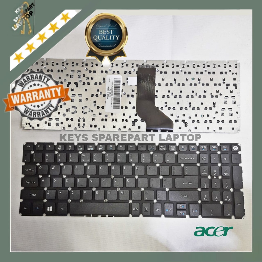 Keyboard laptop Acer aspire 3/5 A315-21 A315-41 A315-31 A315-51 A315-53 E5-573 A515-51 A517-51 A615-51 A515-51G E5-522 E5-532 E5-573 E5-574 E5-575 E5-573G E5-573T E5-573TG (0501001) E5-722 V3-574G ES1-523 ES1-532 ES1-533 ES1-572